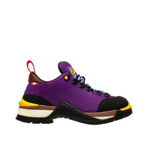 Bally Hike 6239705 Damen-Sneaker aus Mirtillo-Kalbswildleder