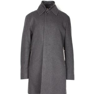 Zegna Sport Thermore Mantel aus schwarzem Polyamid 7748741595196
