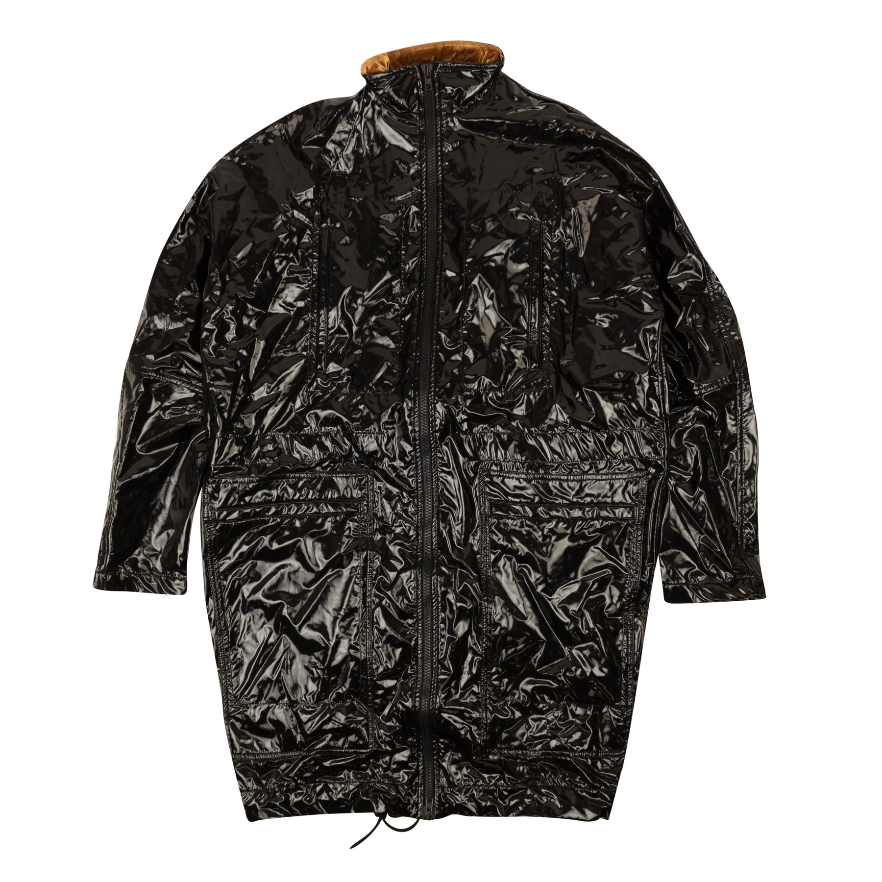 Haider Ackermann Zip Up Rayon Blend Technical Fell – schwarz