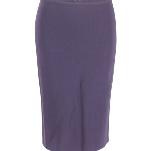 Sportmax Bleistiftrock in Marineblau Baumwolle