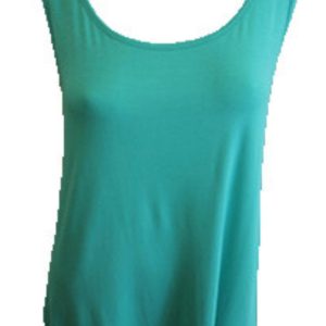 BH-freundliche Tunika Tank in Teal