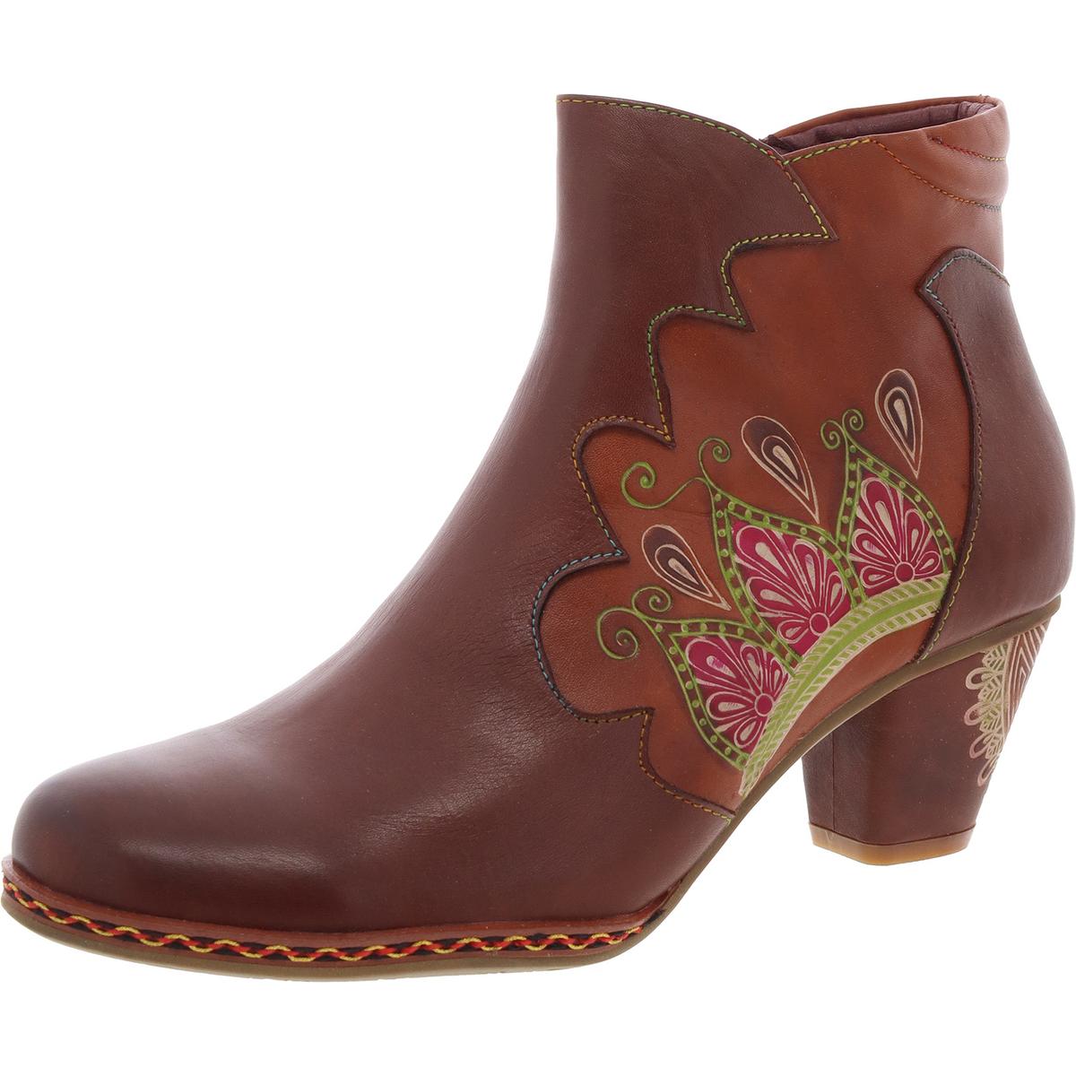 Zamihi Reißverschluss-Lederstiefeletten