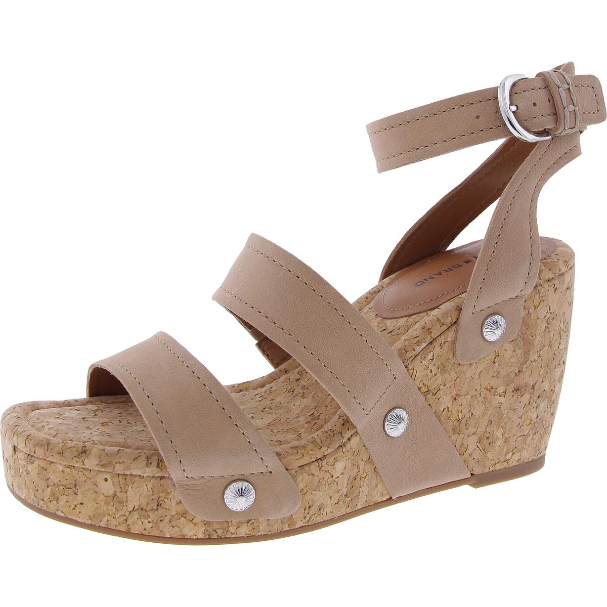 Cork Sandalen aus Leder
