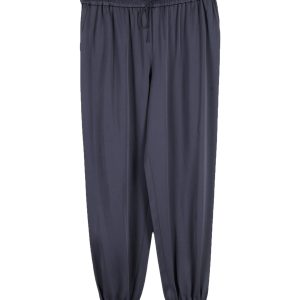 Jason Wu Drawstring Hosen in Marineblau Seide