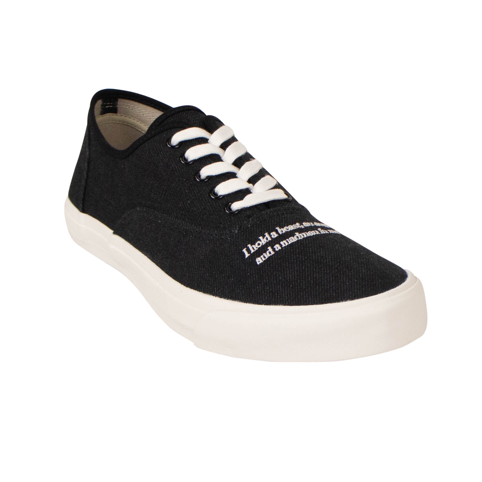 Undercover Denim Low Top Sneakers – schwarz