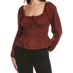 Nation LTD Gianna Elastic Taillenbluse