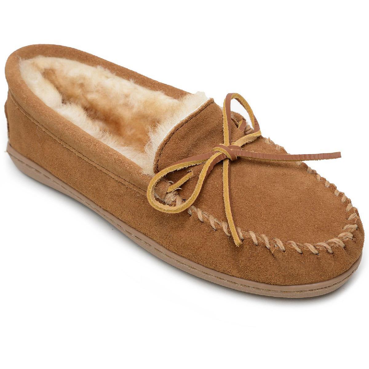 Sheepskin Hardsole Wildleder-Schrämmokassin