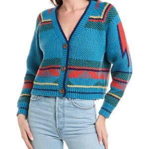 MOTHER Denim x Bowie die Raglan Ernte Strickjacke