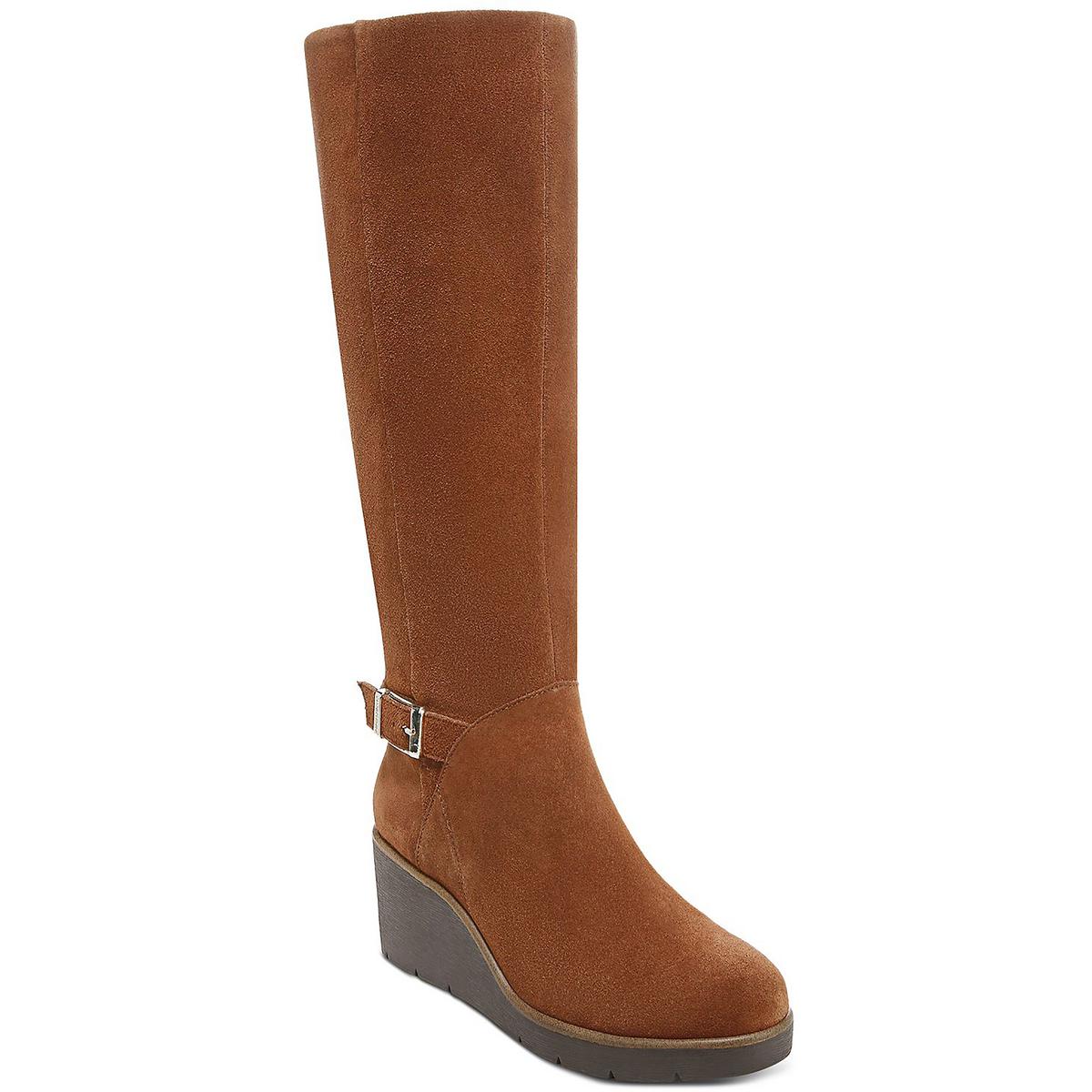 Atlinaa Wildleder hohe kniehohe Stiefel