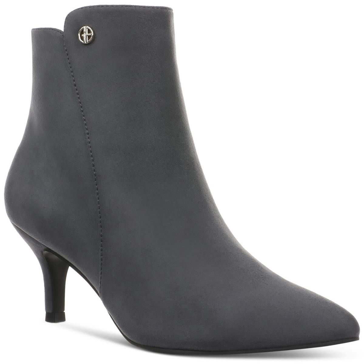 Carminee Stiefeletten aus massivem Kunstleder mit Veloursleder