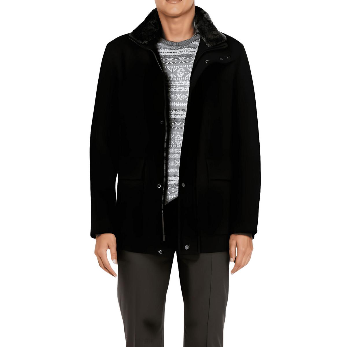 Brooks Wolle Mischung Auto Mantel weiche Shell Jacke
