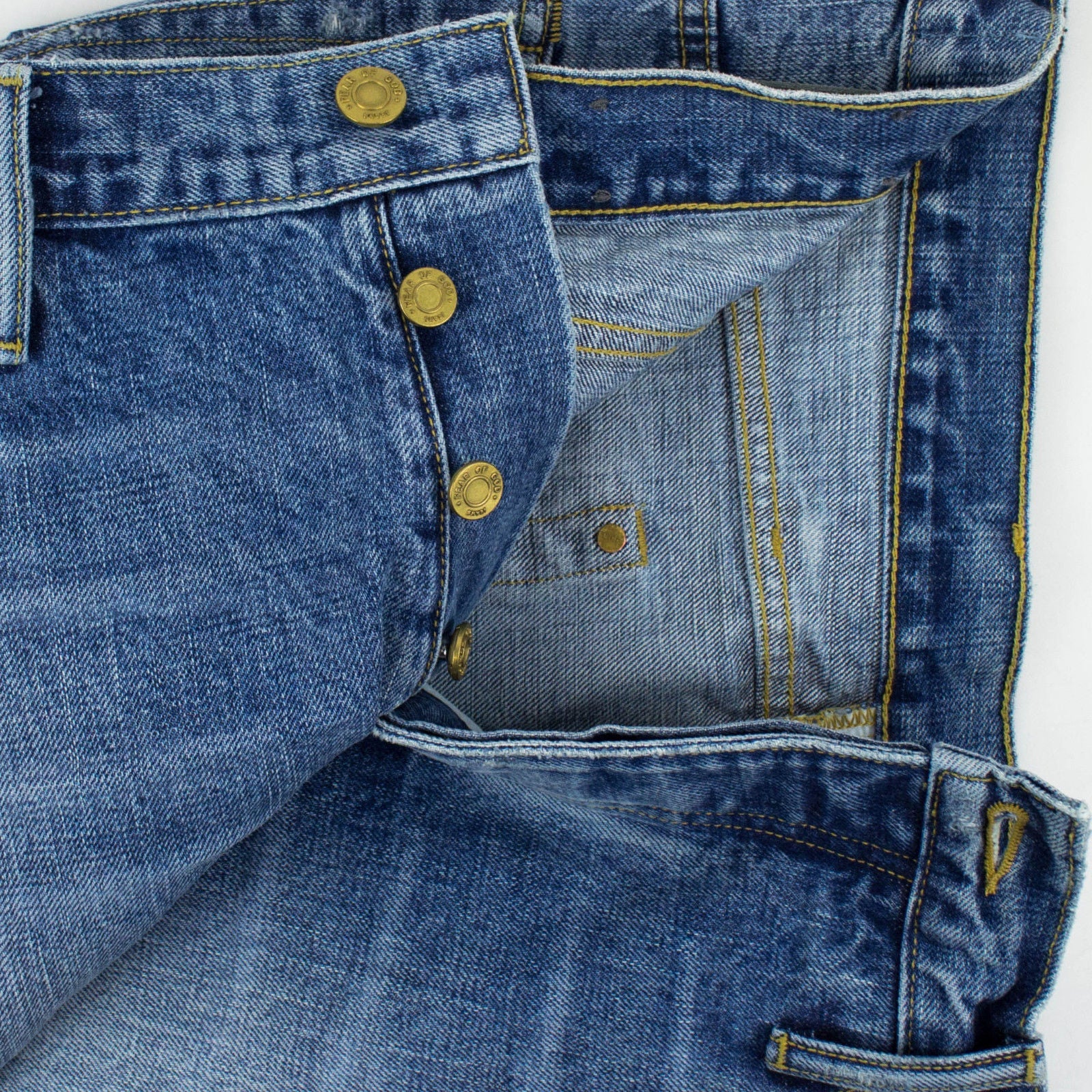 Fifth Collection’ Baumwoll-Denim schmale Passform Jeans