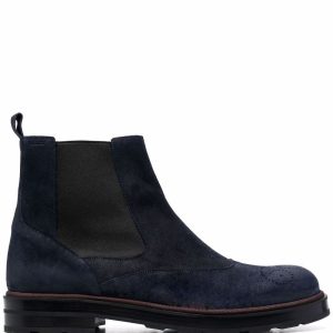 Bally Corad 6239753 Chelsea-Stiefel aus Midnight-Bovine-Wildleder für Herren