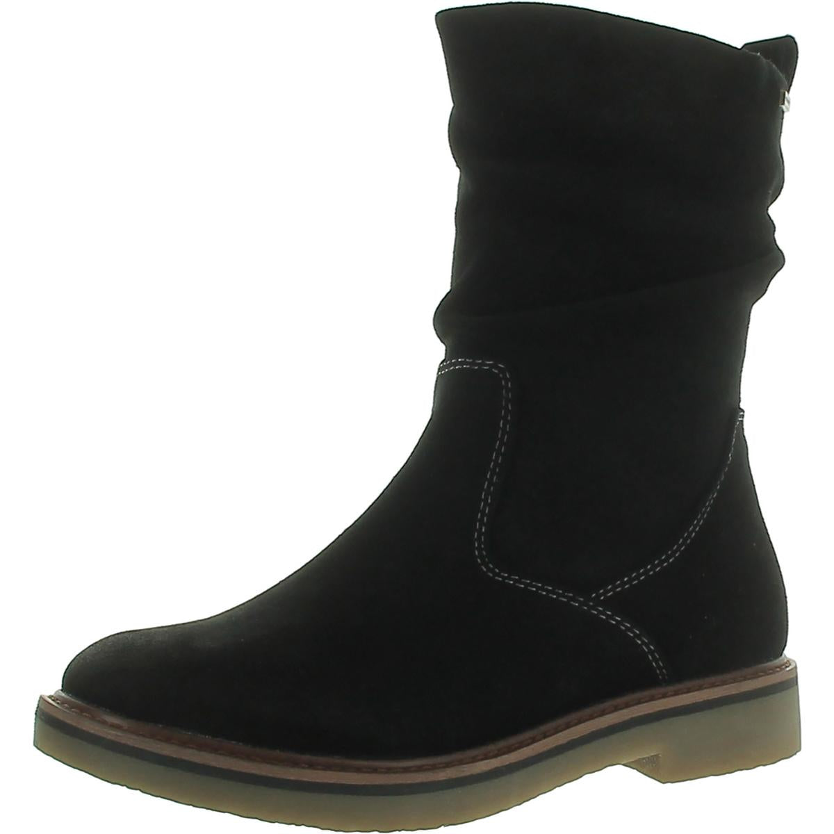 Slouchy-Stiefeletten aus Wildleder