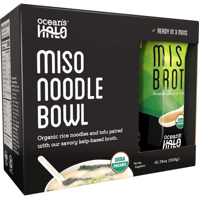 Oceans Halo Nudel Miso Schüssel 10.75 Unzen – Packung mit 6