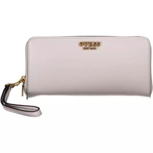 Guess Jeans elegante Brieftasche mit sicheren Reißverschluss Damen Verschluss