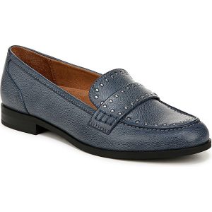 Milo-Stud – Damen-Loafer aus Kunstleder mit Blockabsatz