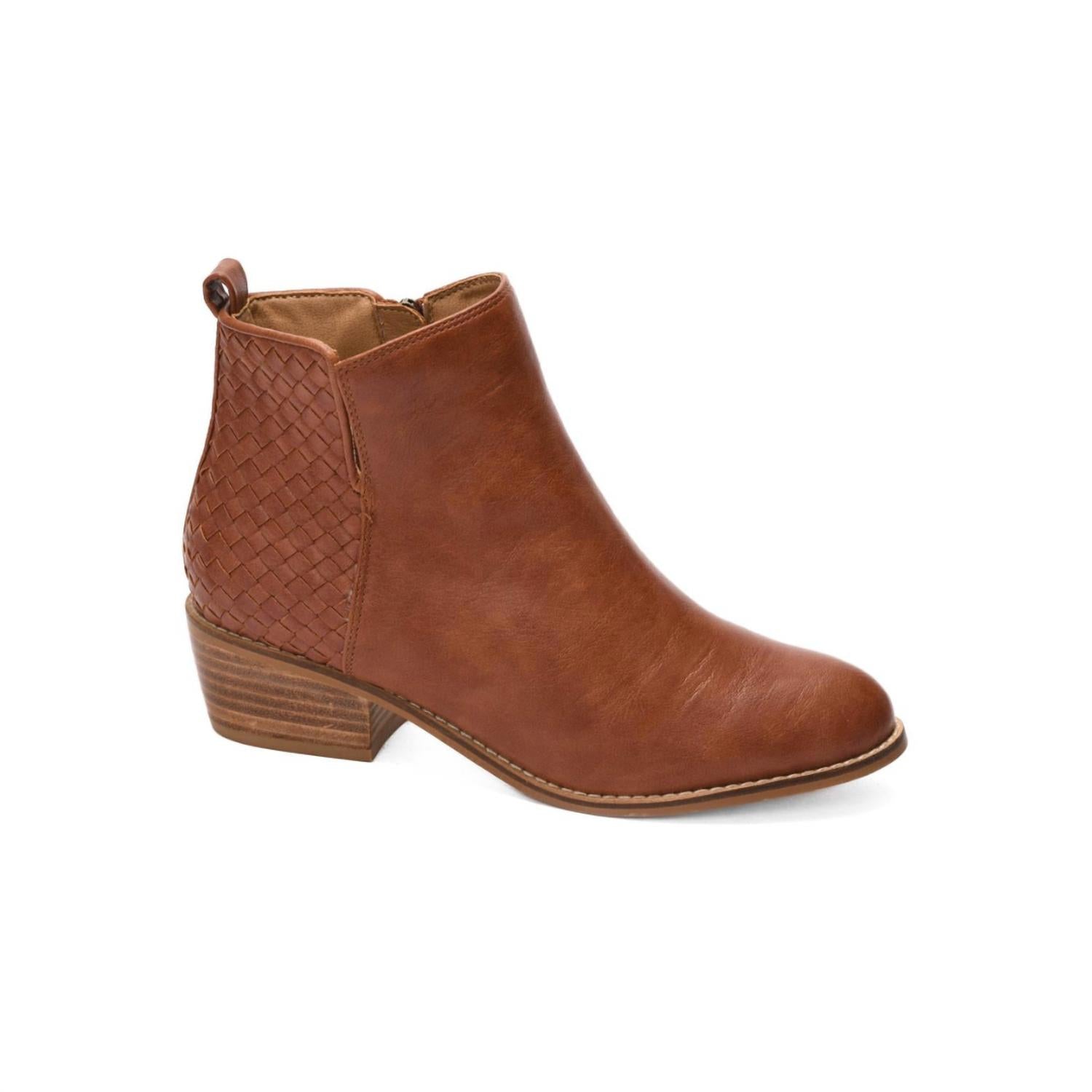 Damen halb und halb Stiefeletten in Bourbon 7832125603900