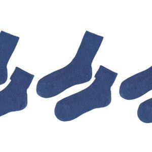 tittimitti® Kindersocken aus 100 % Bio-Baumwolle (3er-Pack) – Hergestellt in Italien, Unisex, weich und atmungsaktiv für Jungen und Mädchen.