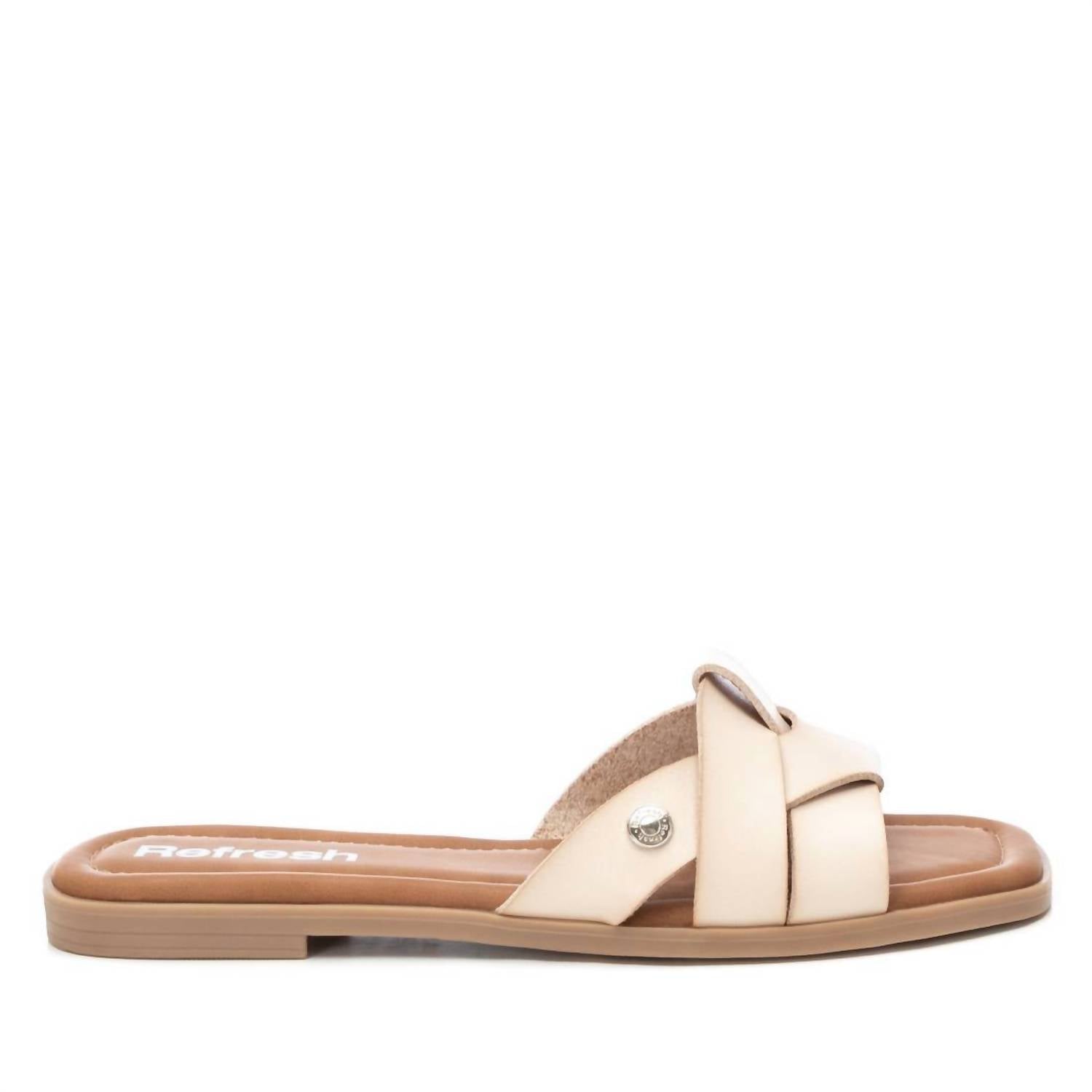 Damen flache Sandalen im Eis 7703547936828
