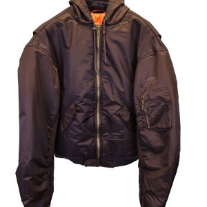 Balenciaga Kapuzenjacke aus braunem Polyester 7733858205756
