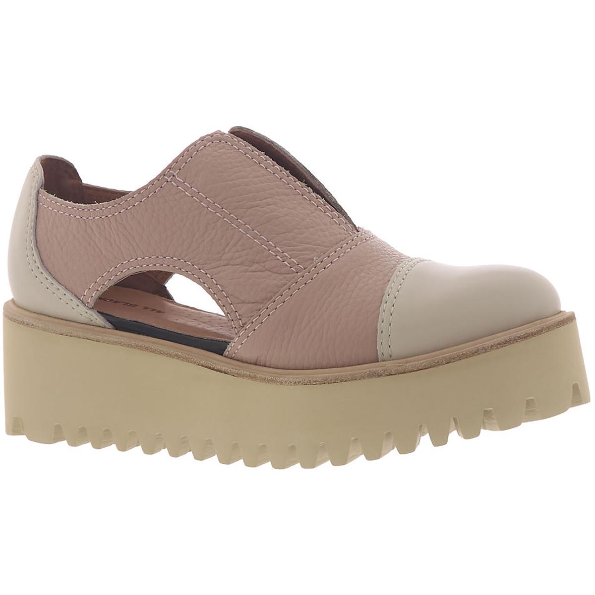 Soft Cutout Cowman rutschen auf Plattformen flachform Sandalen