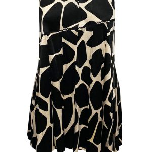 Moschino Cheap and Chic – Faltenrock aus Rayon mit Tiermuster – 7748704960572