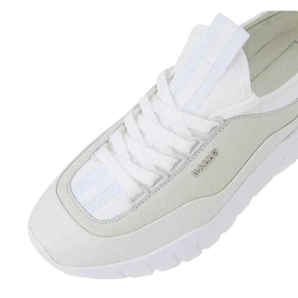 Bally Bikki 6234205 Weiße Lammleder-Sneaker für Herren, US 12