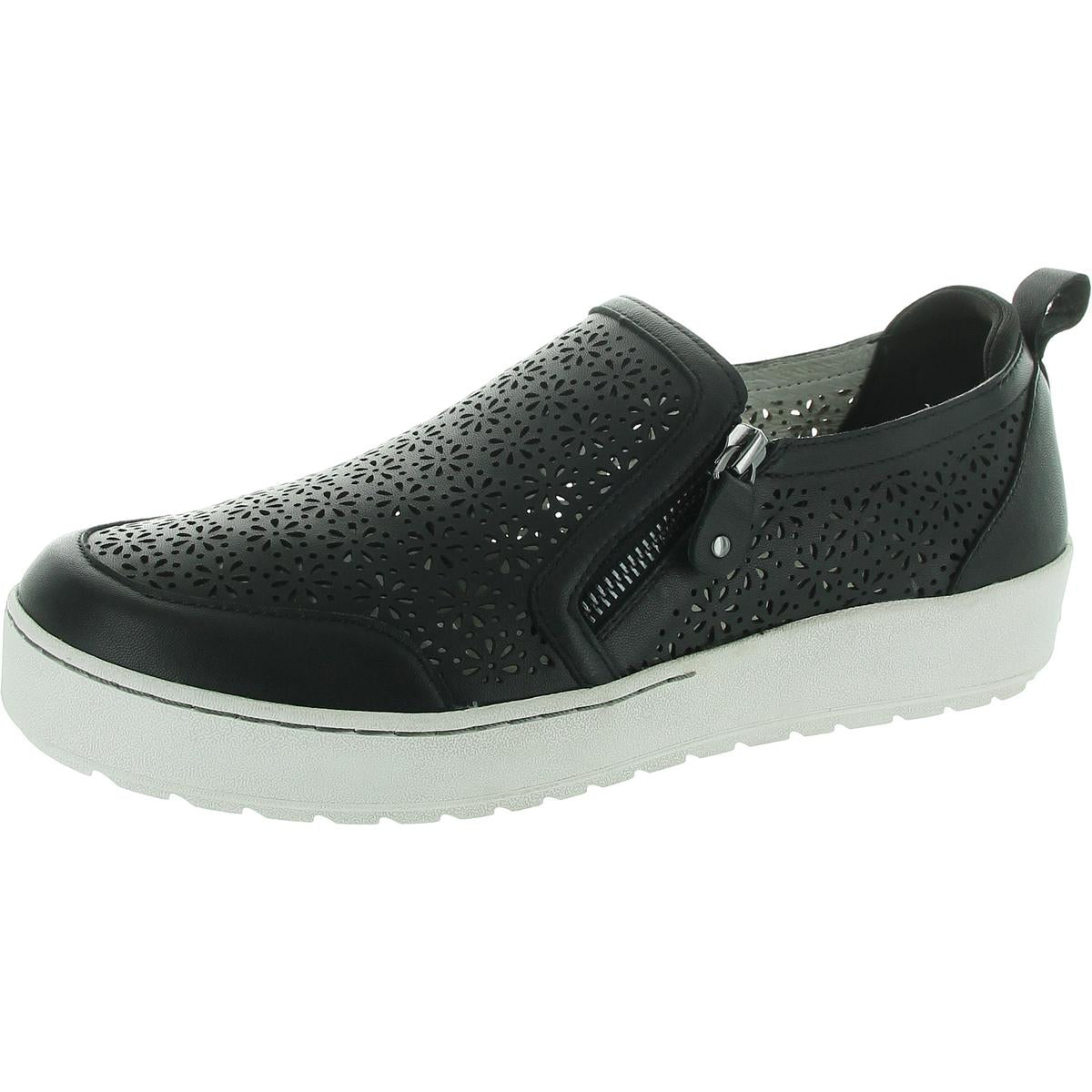 Cushioned Footbed Leder Freizeit-und Mode Sneakers