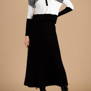 Strickpullover Rock in schwarz