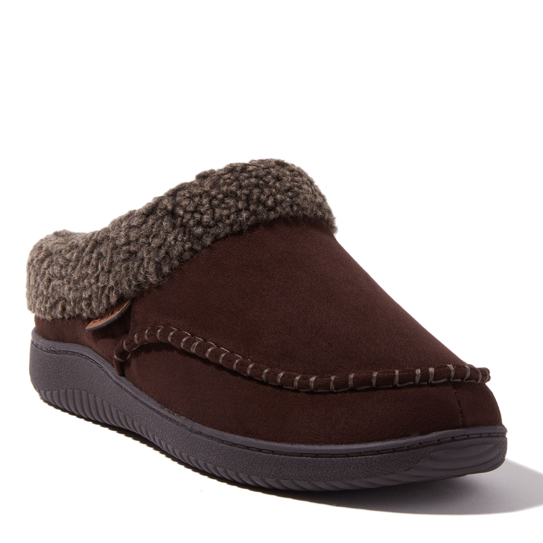 Dearfoams Men s marschall microsuede mokassin toe clog