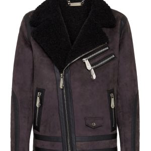 Biker Jacke ikonische plein 7805816143932