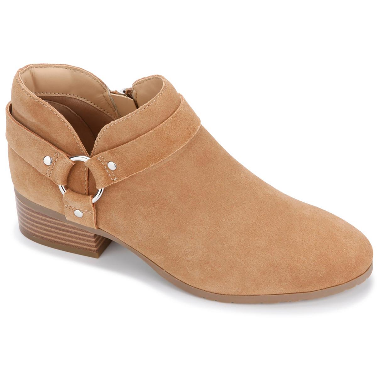 Seitliche, gepolsterte Einlegesohle, Blockabsatz-Stiefeletten