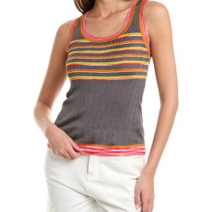 M Missoni gerippter Tank oben