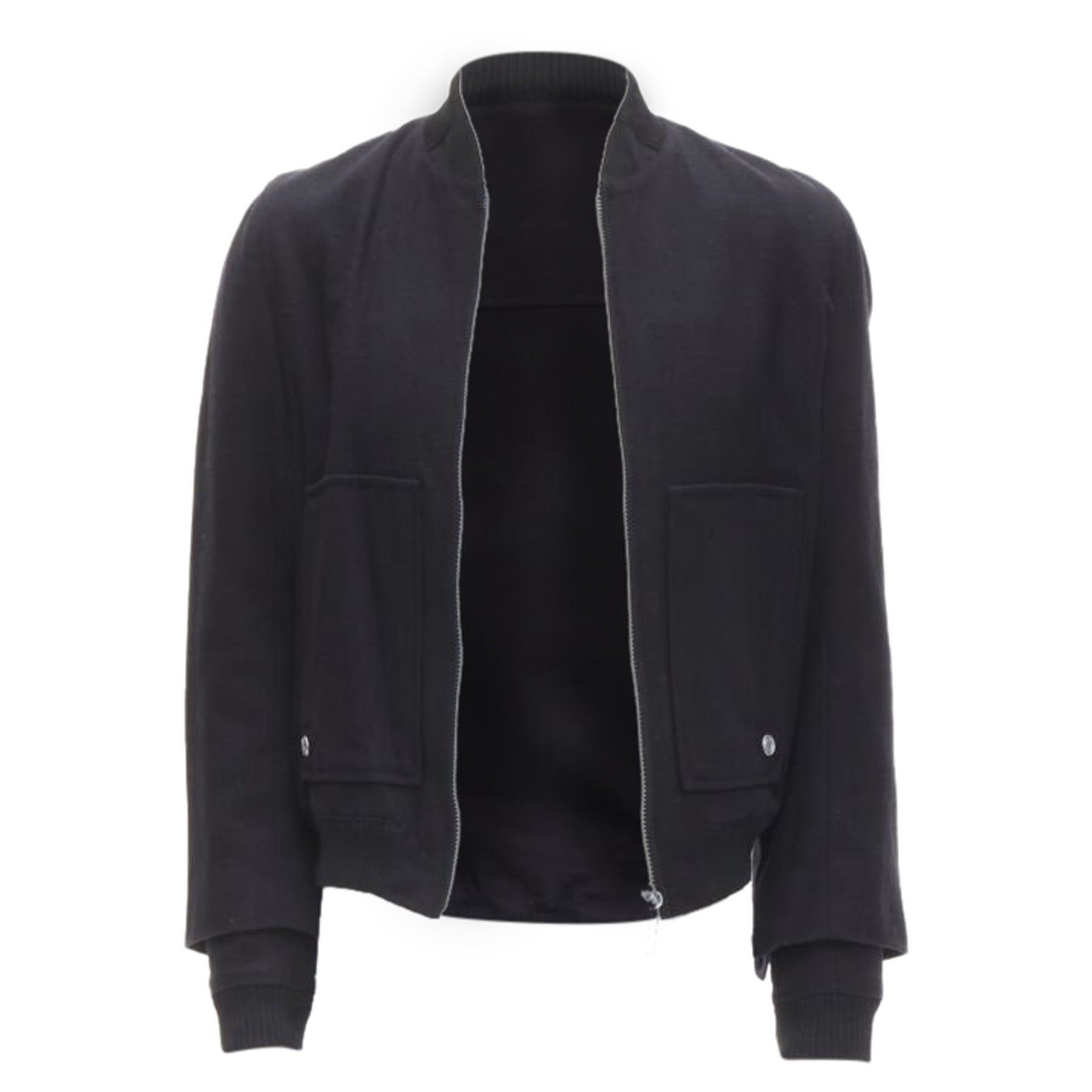 Balenciaga Ghesquiere Woll-Doppelarm Bomber Jacke