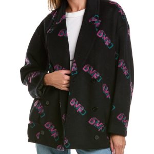 Diane von Furstenberg Bellamira Wolle-Blech-Mantel 7704760647740