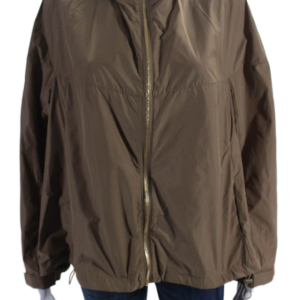 Lis Lareida Damen Walnuss Gold Reißverschluss Kapuze Langarm Evelyn Jacke 7833407914044