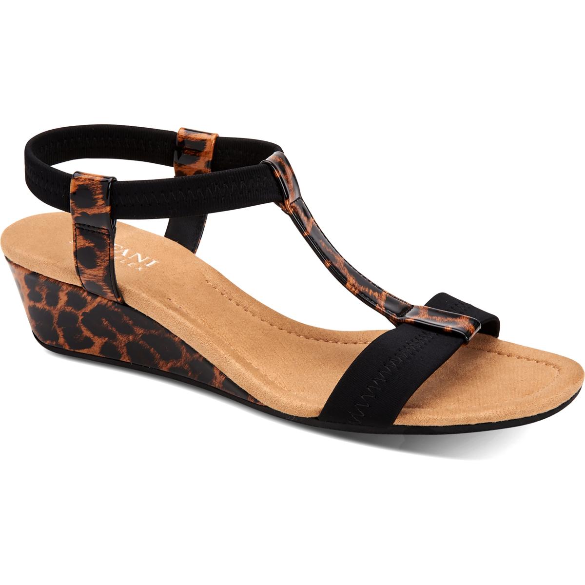 Voyage1 Open Toe Elastic Wedge Sandalen
