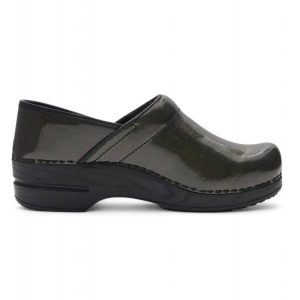 Damen sabel smart Schritt professionelle Clog in Patent Anthrazit 7764909359164