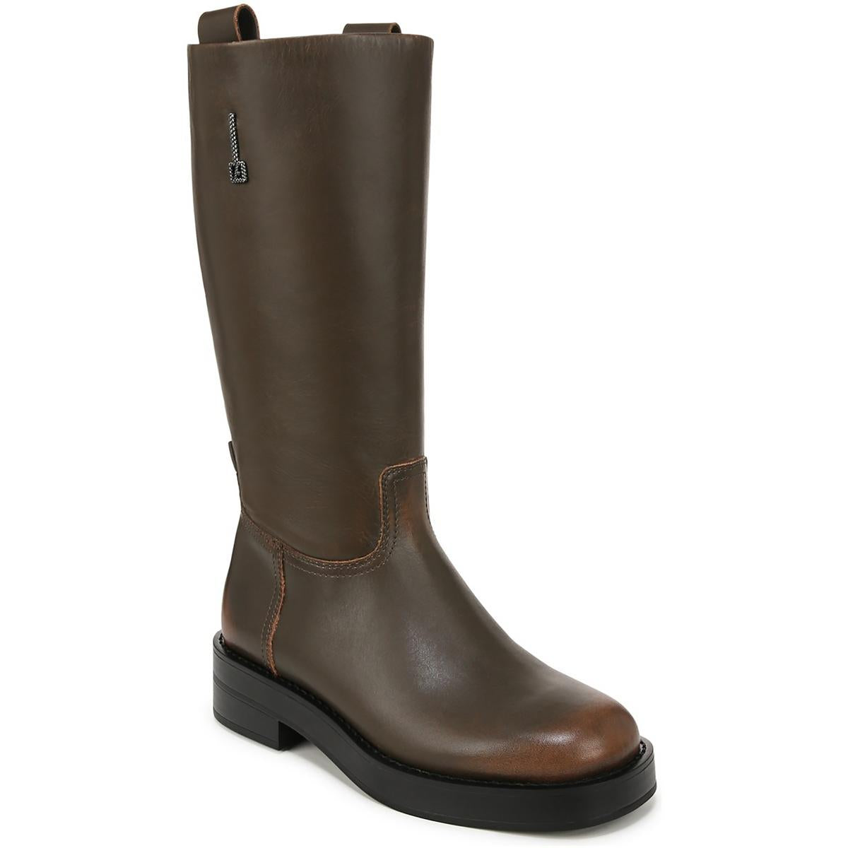 Trevi Leder große kniehohe Stiefel