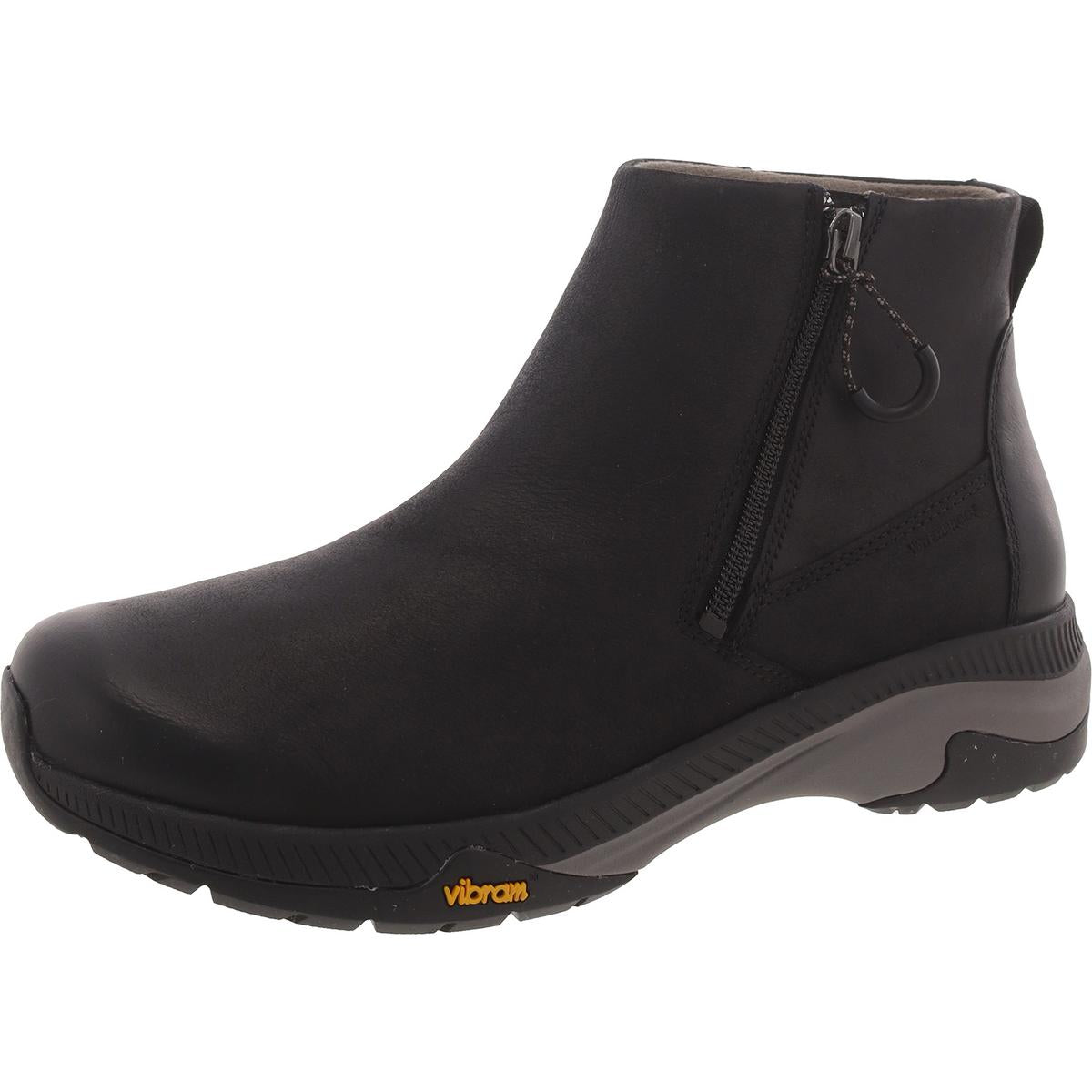 MARGO Leder-Stiefeletten mit runder Zehenpartie