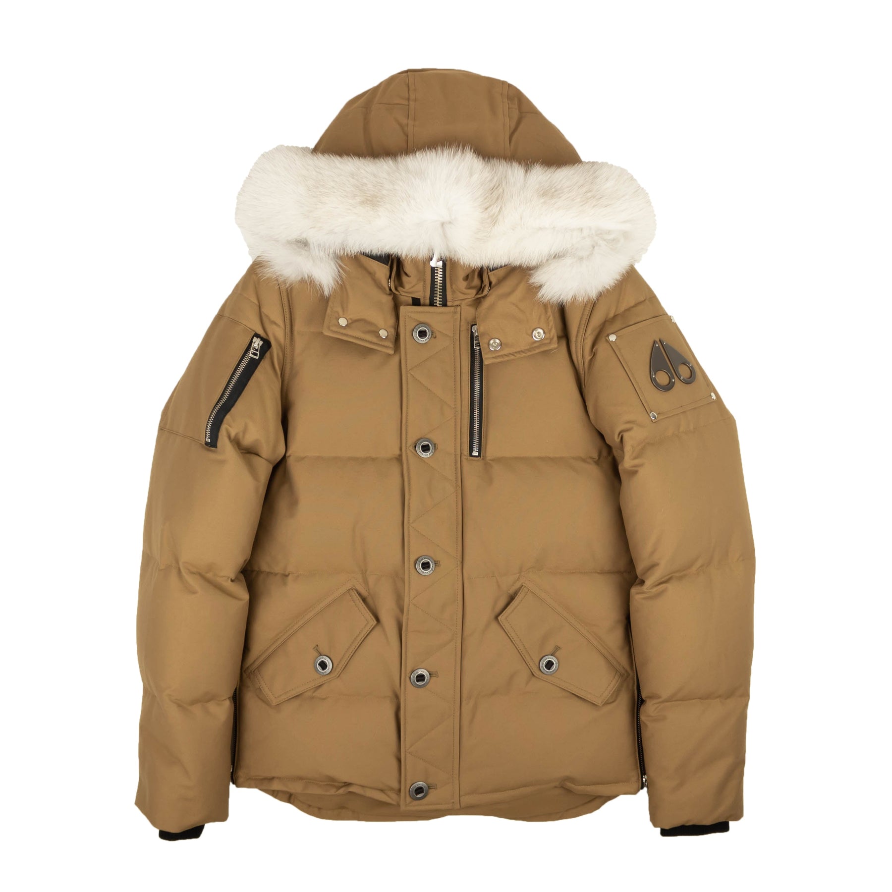 Waxie Brown Zip-Up 3Q-Jacke für Herren