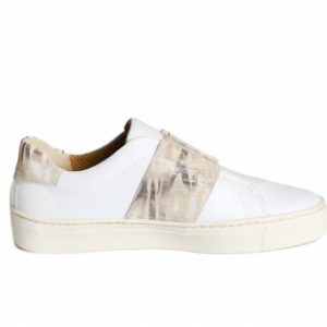 Damen Pendler Sneaker in weiß/sand – 7706205487164