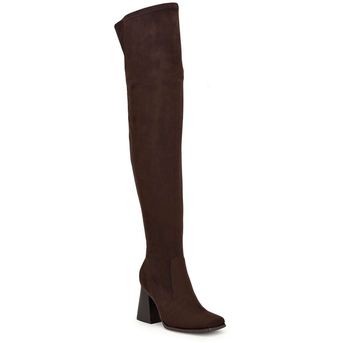 Elegante Overknee-Stiefel von Begone mit quadratischer Zehenpartie