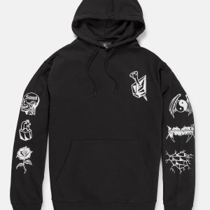 Watanite Kapuzenpullover – schwarz