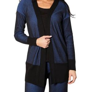 Two Tone gerippte Jacke in Kadett