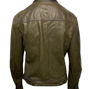 Neil Barrett Jacke aus khaki Leder 7748667506748