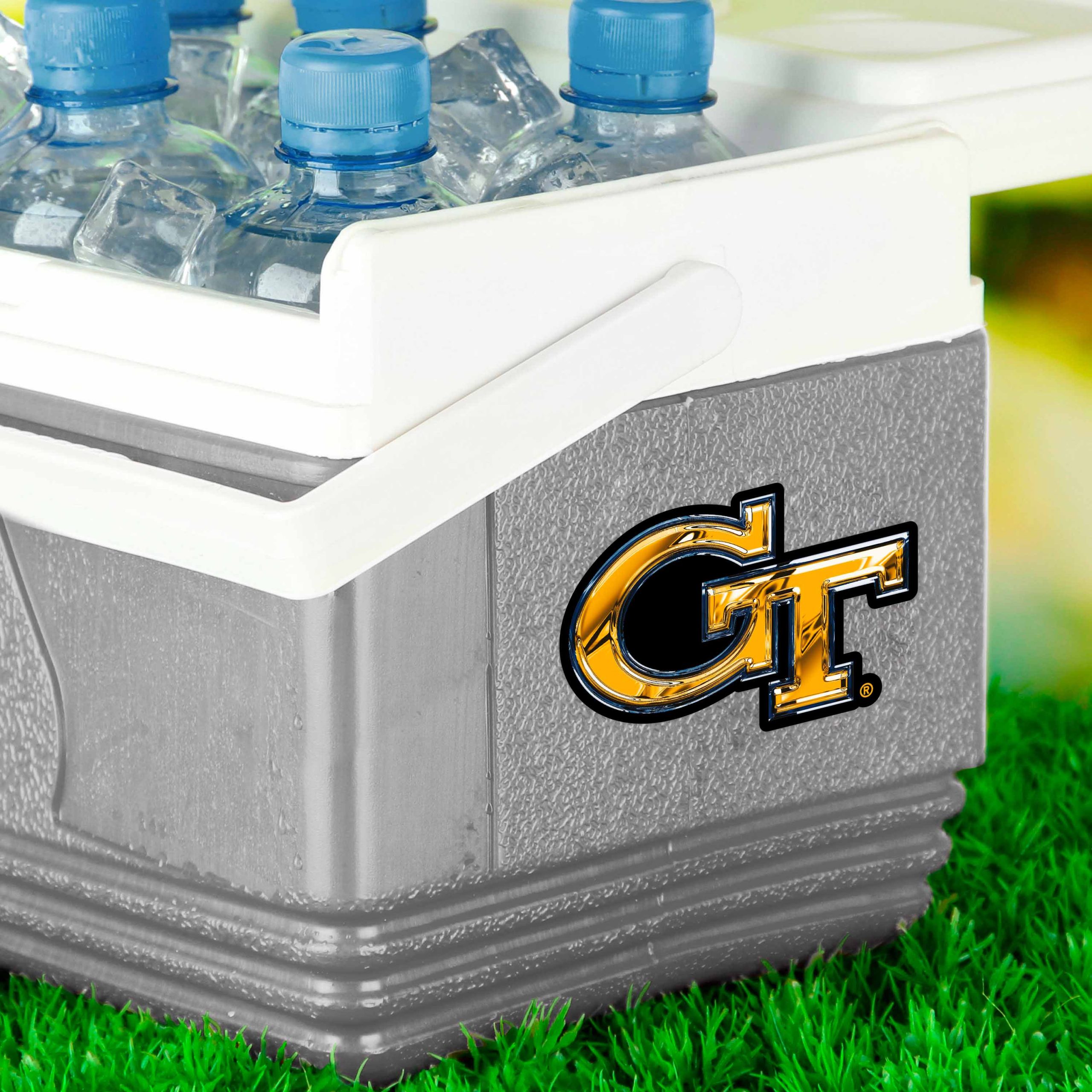 Fanmats Georgia Tech gelbe Jacken 3D-Decal Aufkleber