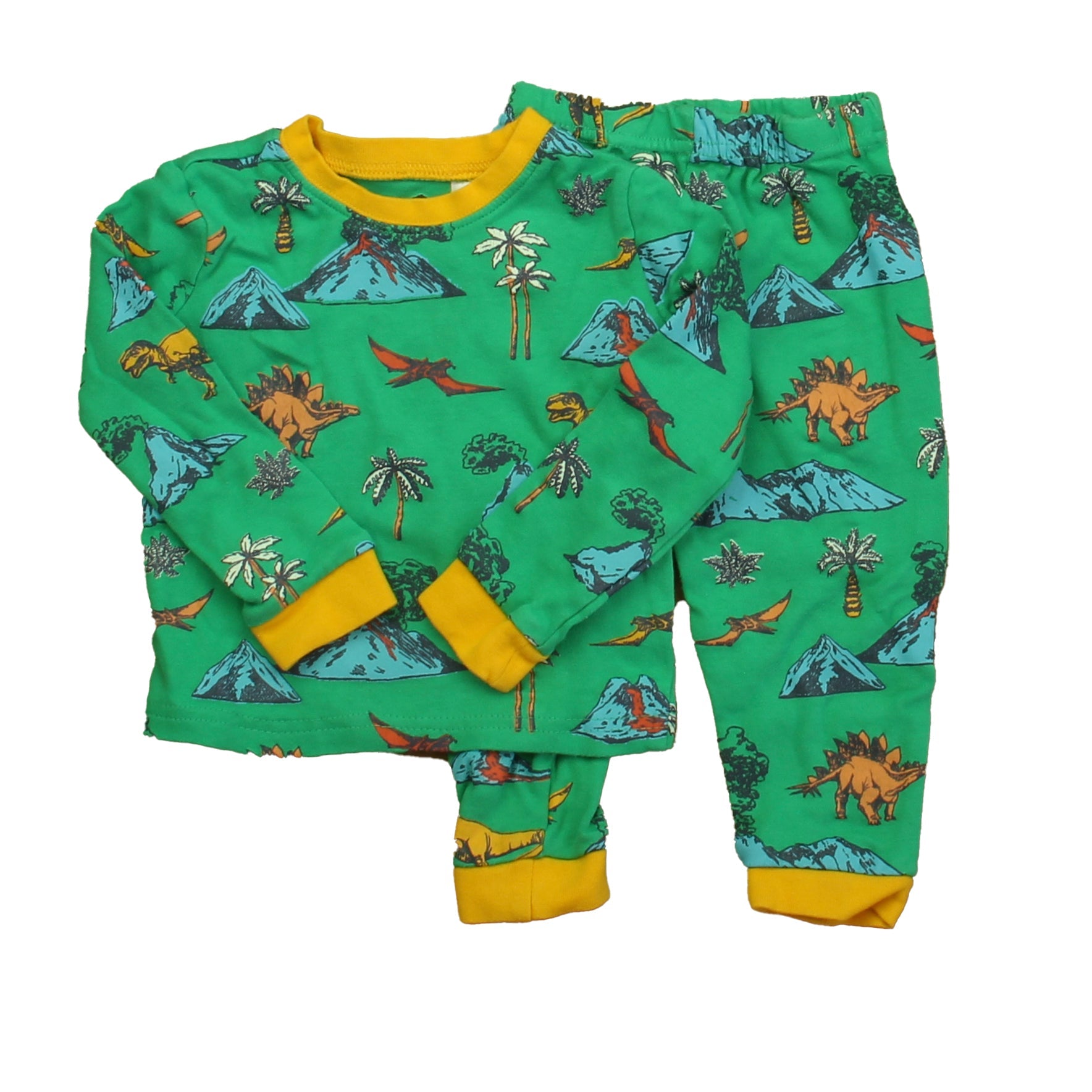 Tucker + Tate Jungen grüne Dinosaurier 2-teilige Pyjamas 7805836132412
