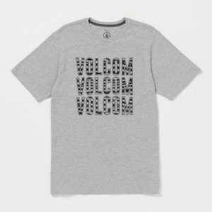 Vibes Time Kurzarm-T-Shirt – heidnisch grau